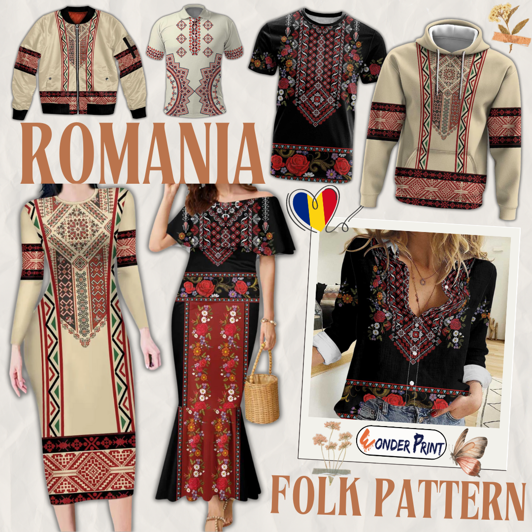 Romania Folk Pattern