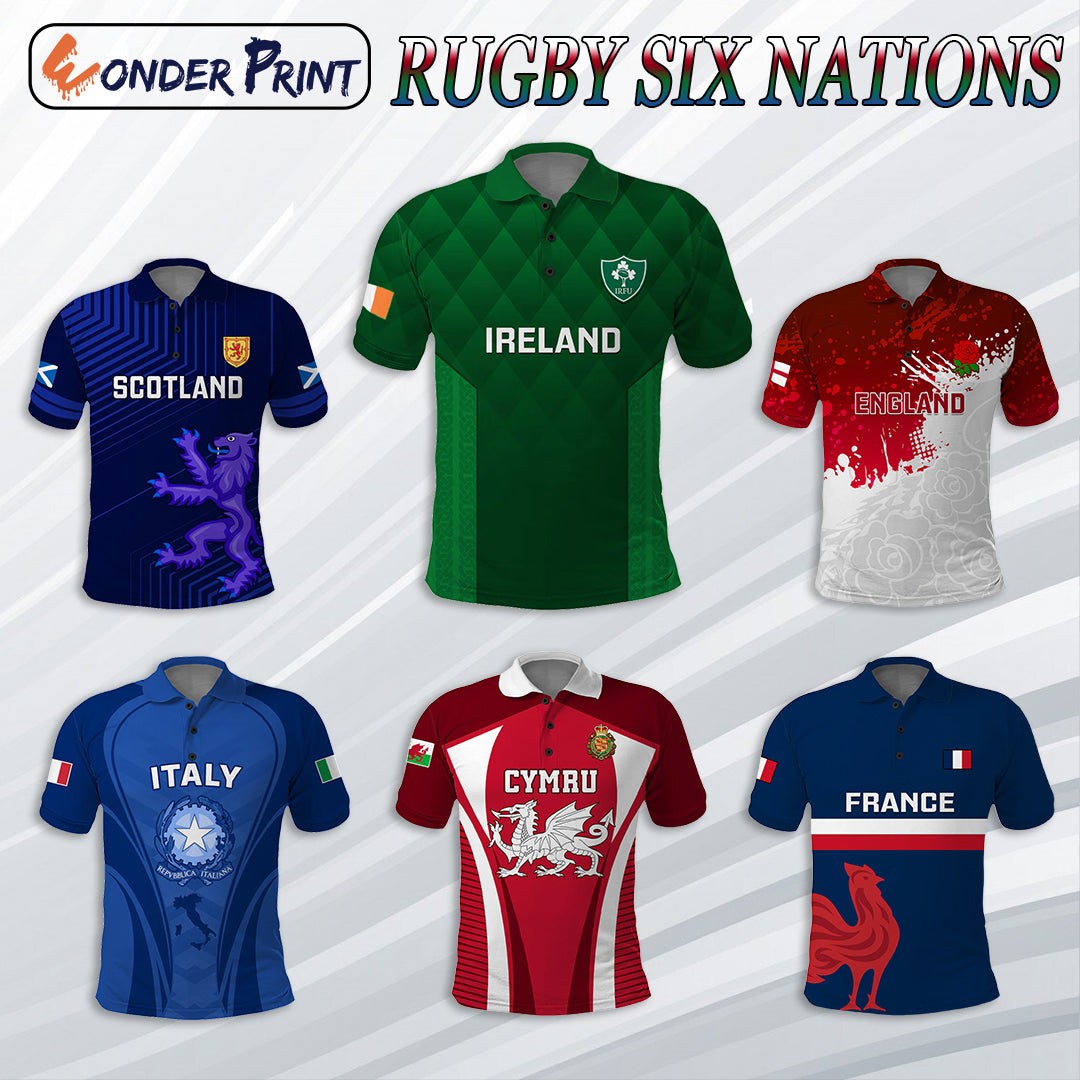 Rugby Polo Shirt Six Nations