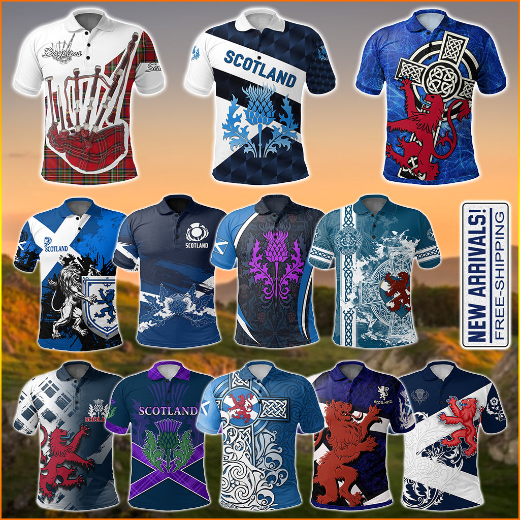 Scotland 2023 Polo Shirts