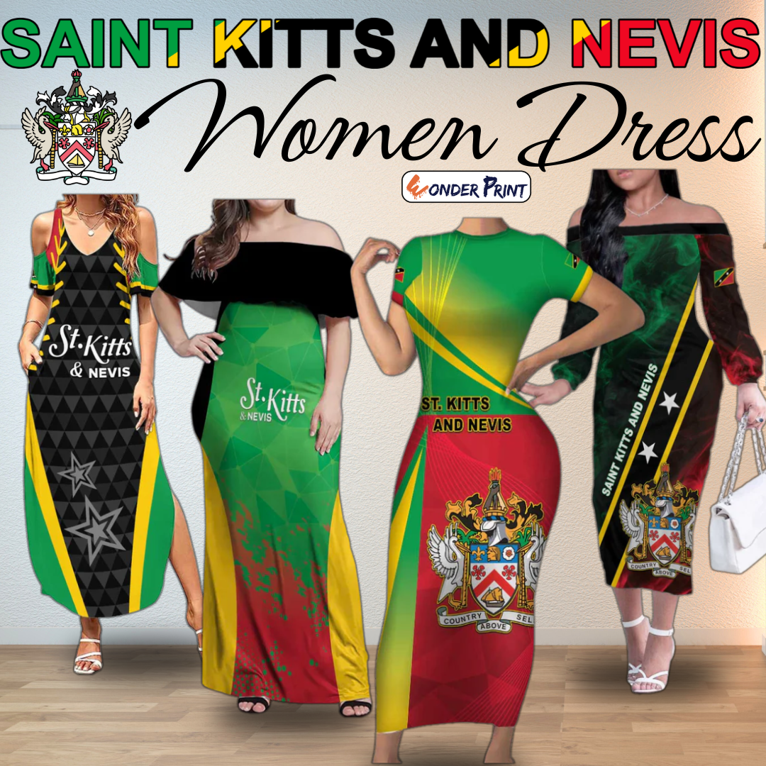 Saint Kitts And Nevis Women Dresses