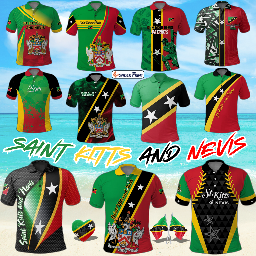 Saint Kitts and Nevis Polo Shirt