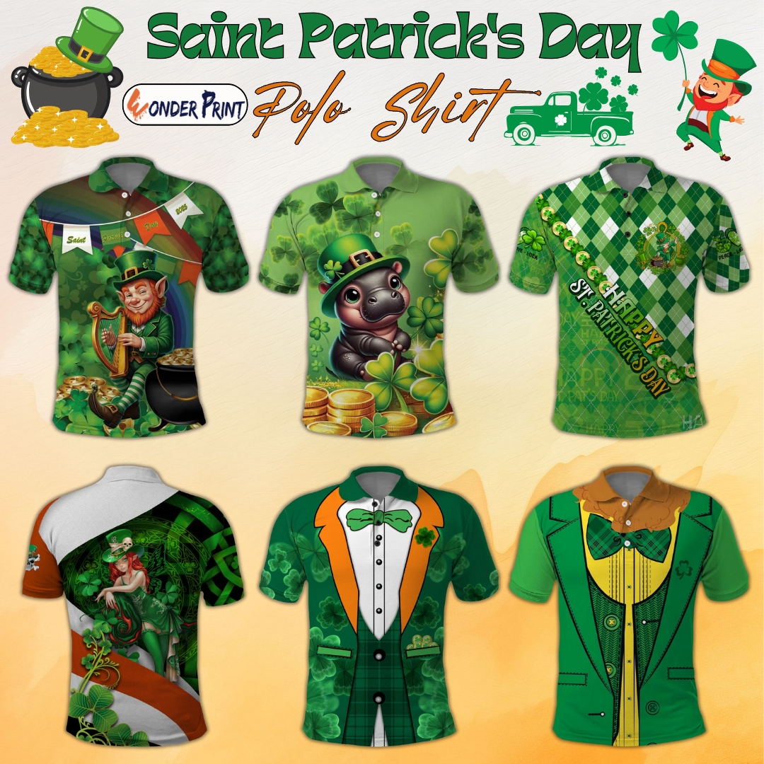 St Patrick Day Polo Shirt