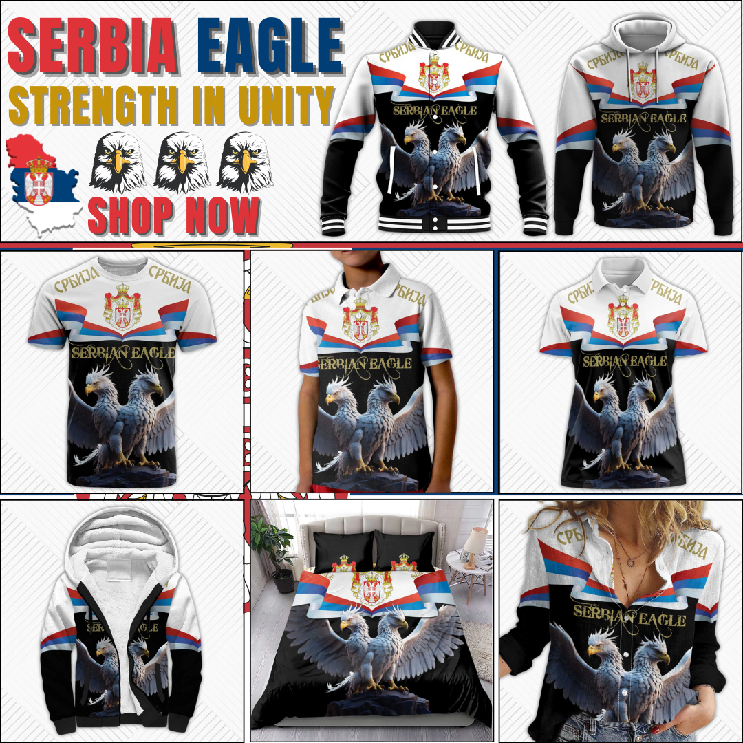 Serbia Silver Double-headed Eagle