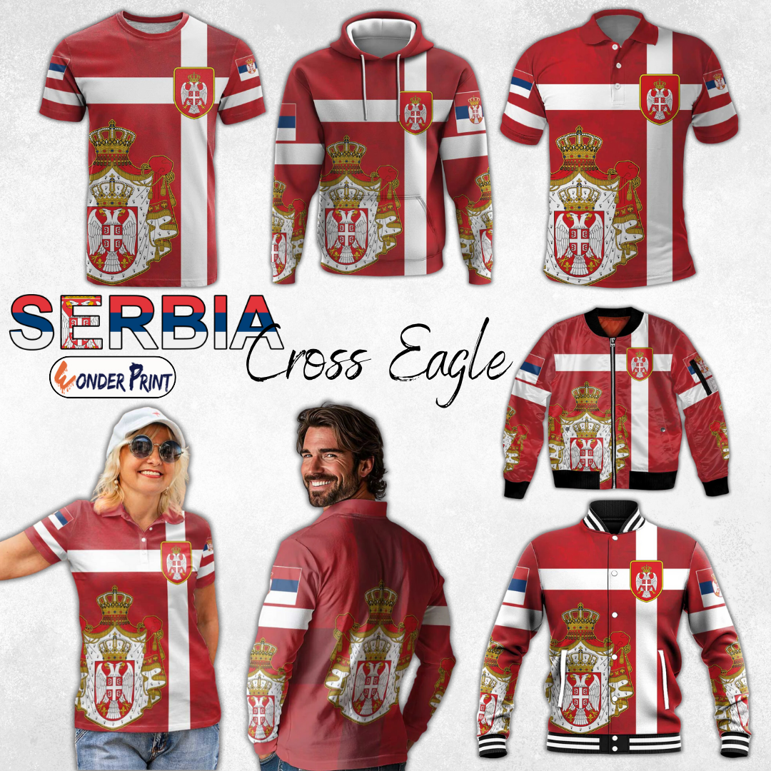 Serbian Cross Eagle Tattoo