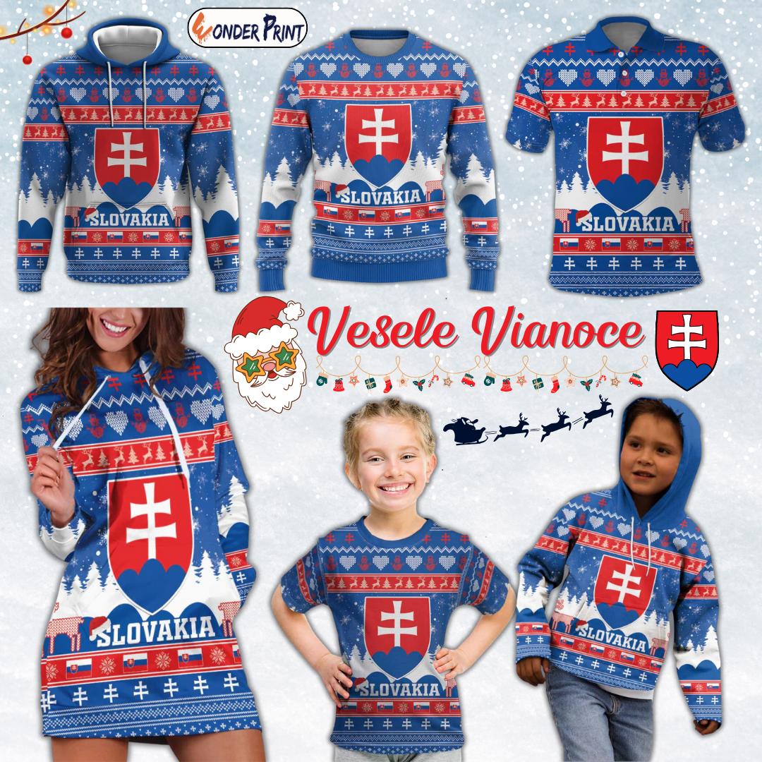 Slovakia Christmas Vesele Vianoce - Coat Of Arms