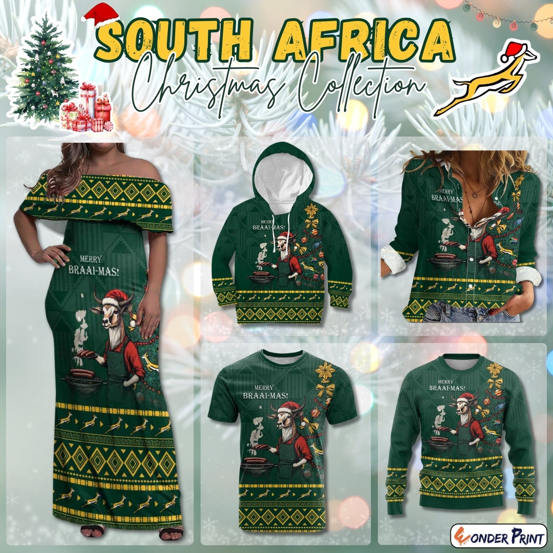 South Africa Christmas Bokke Merry
