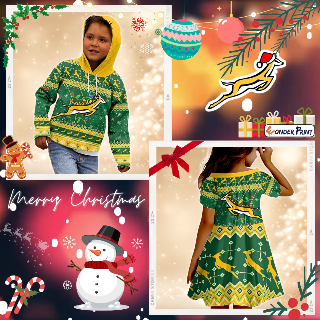 South Africa Springboks Geseende Kersfees