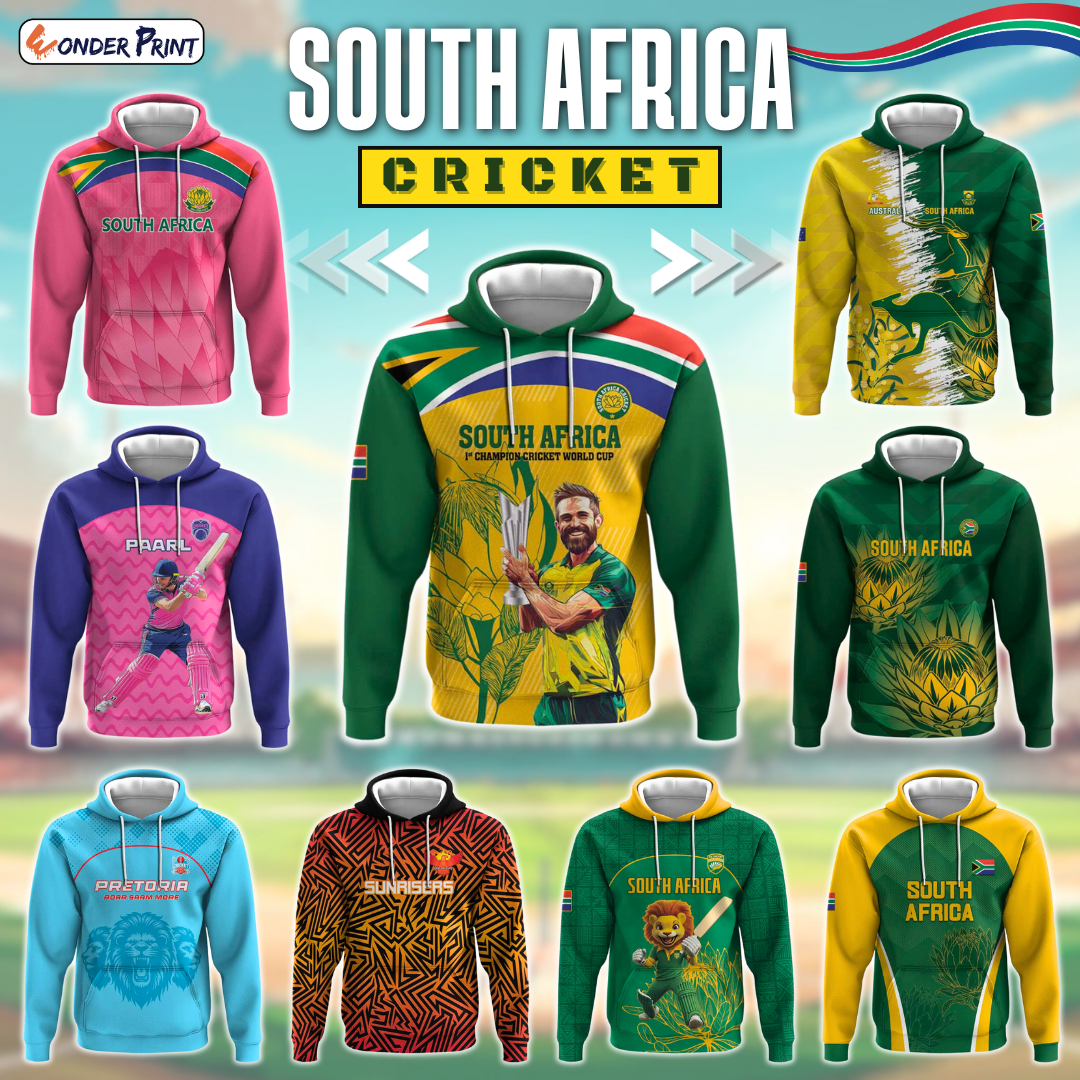 South Africa Cricket Hoodie