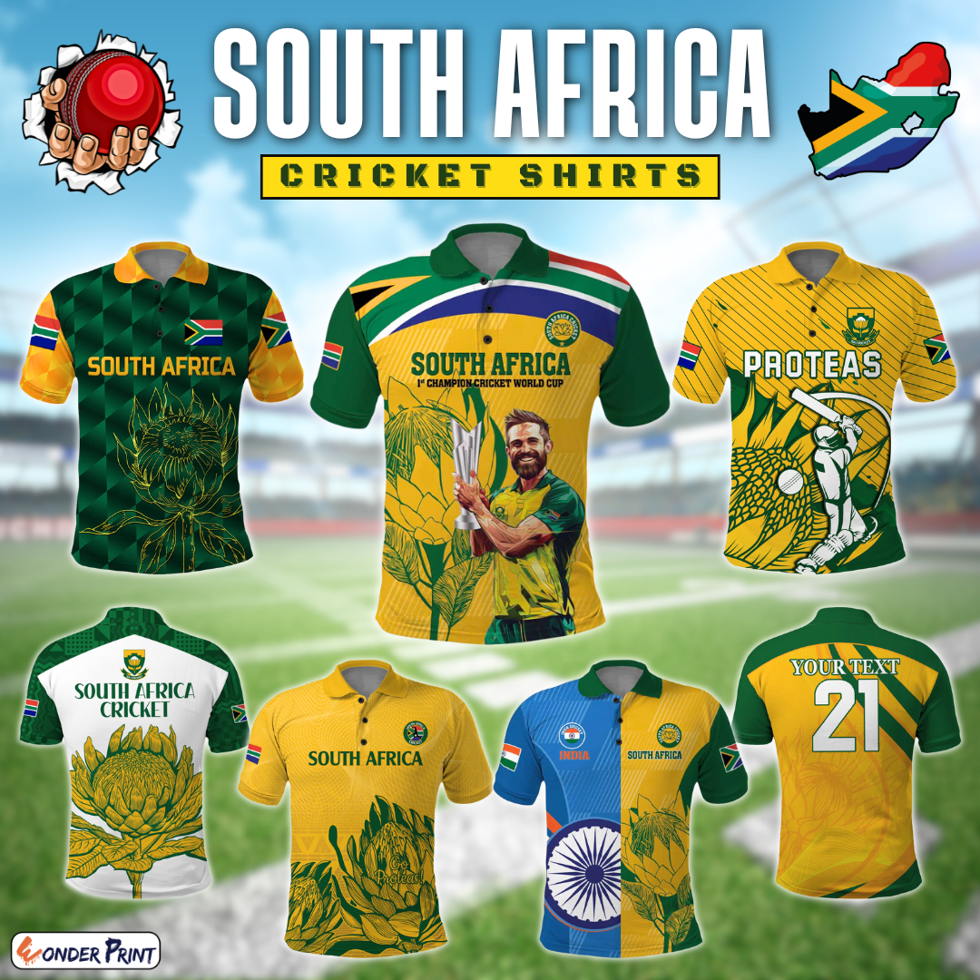 South Africa Cricket Polo Shirt