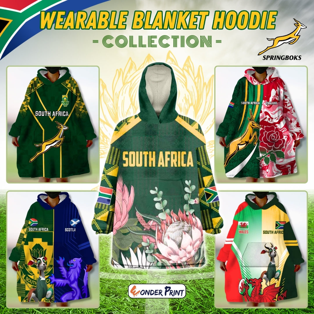 South Africa Wearable Blanket Hoodie