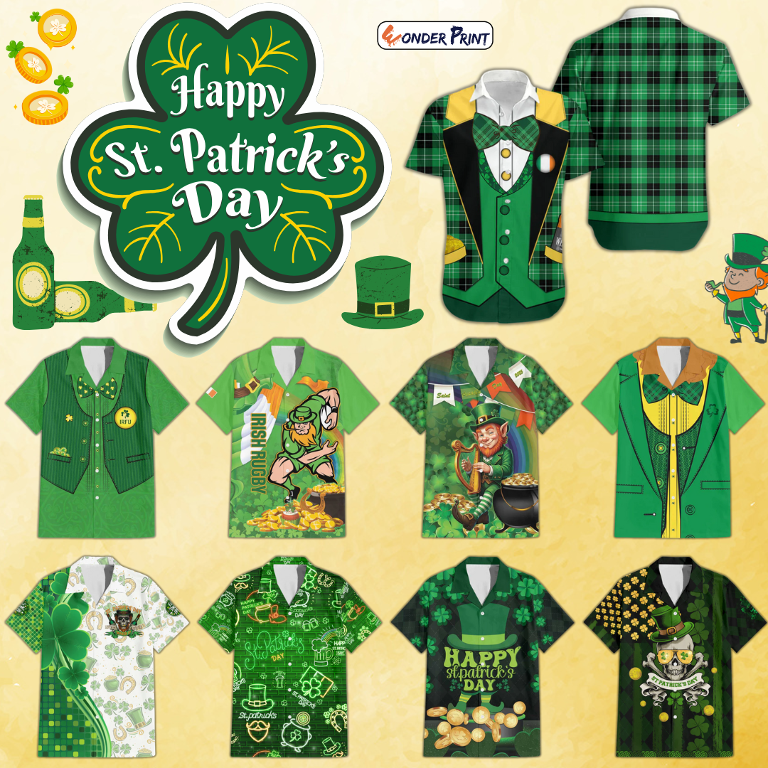 St Patrick Day Hawaiian Shirt