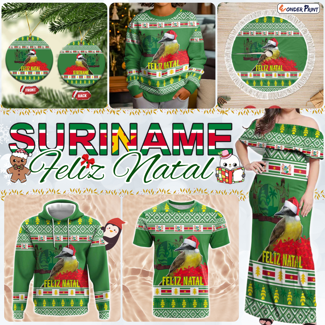 Suriname Christmas Lesser Kiskadee White Jungle Geranium