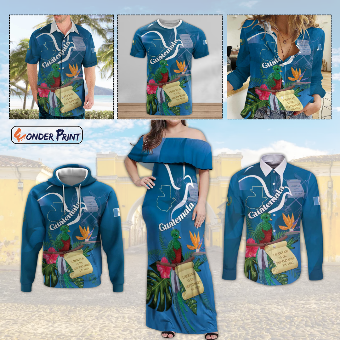 Guatemala Independence Day Quetzal Tropical Flower