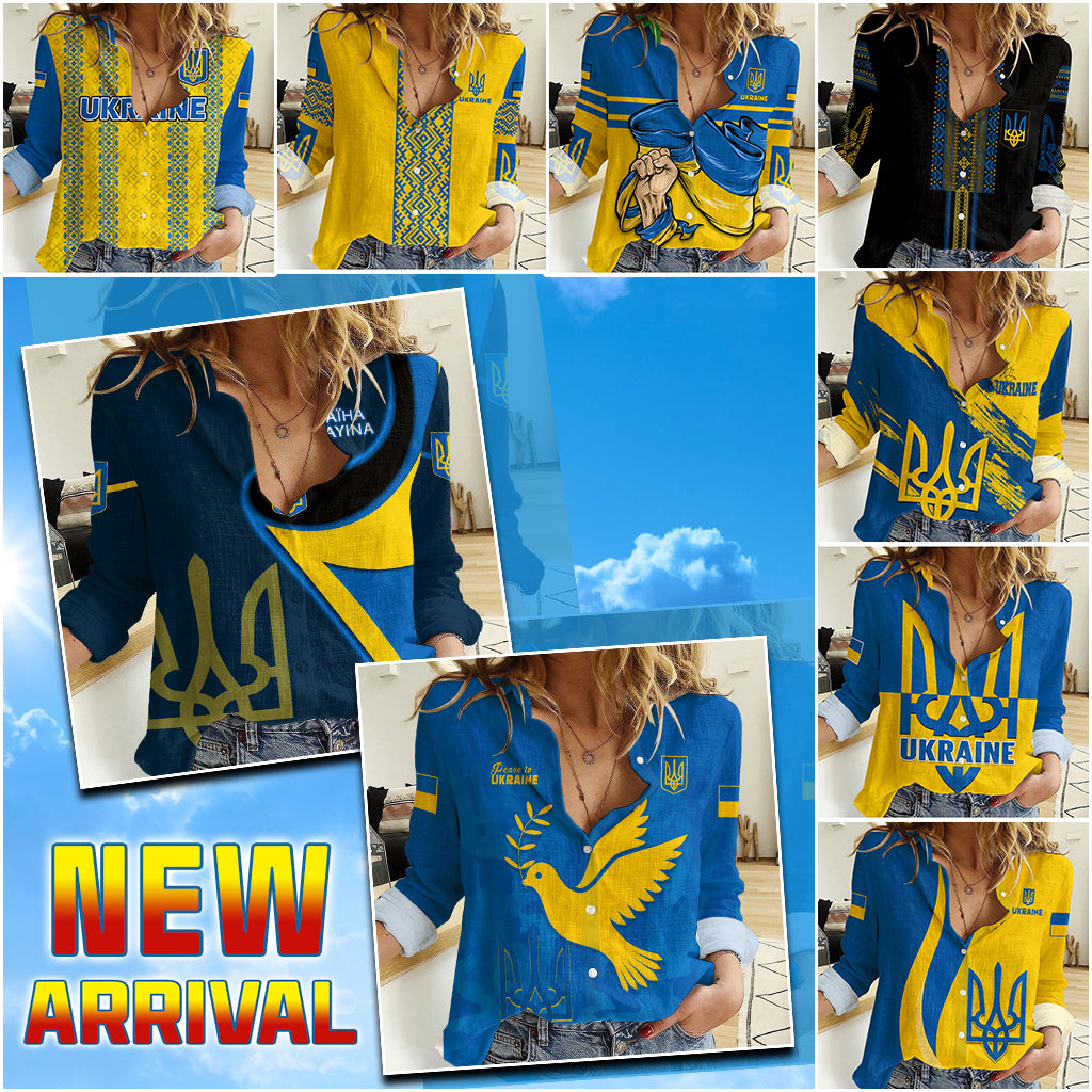 Ukraine Women Casual Shirt Fashion