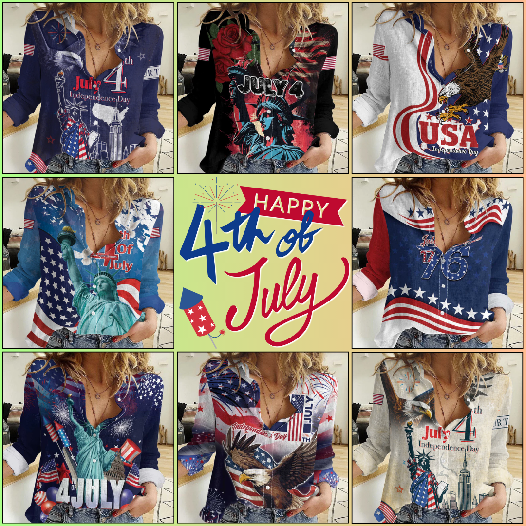 USA 4th of July Casual Shirt