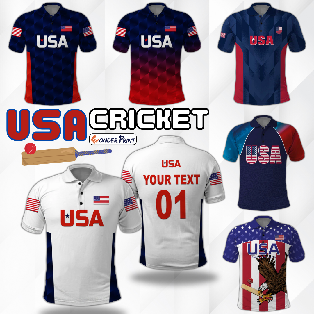 USA Cricket Polo Shirt