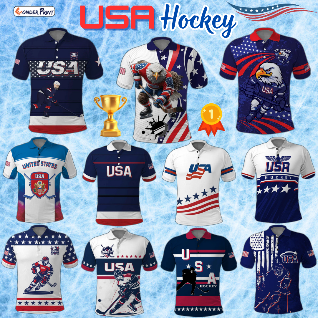 USA Hockey Polo Shirt