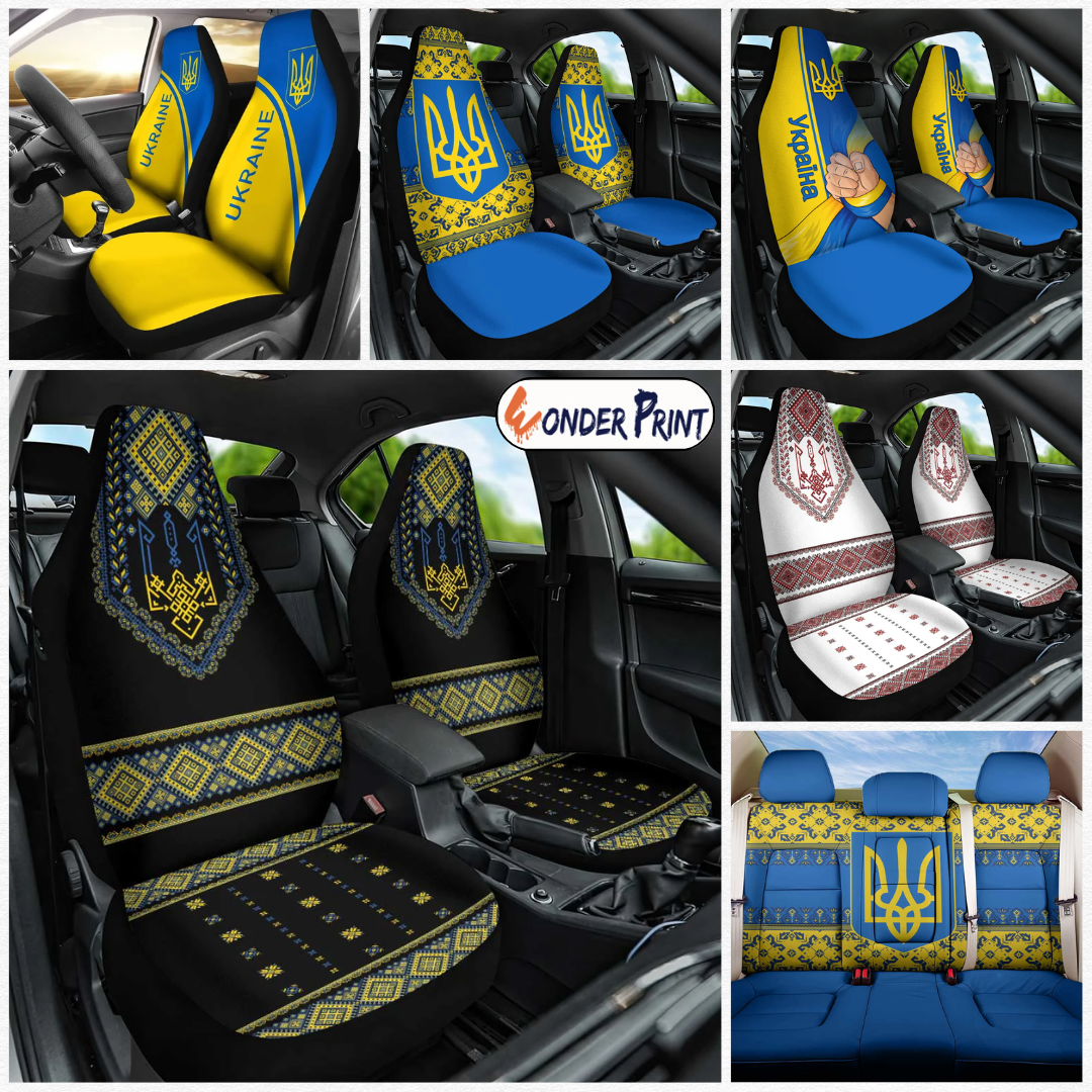 Ukraine Car Seat Cover