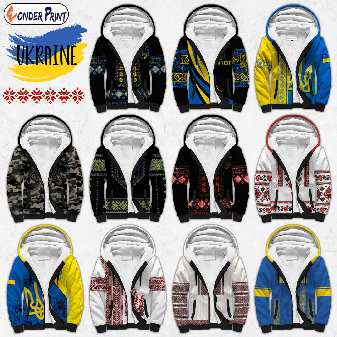 Ukraine Sherpa Hoodie