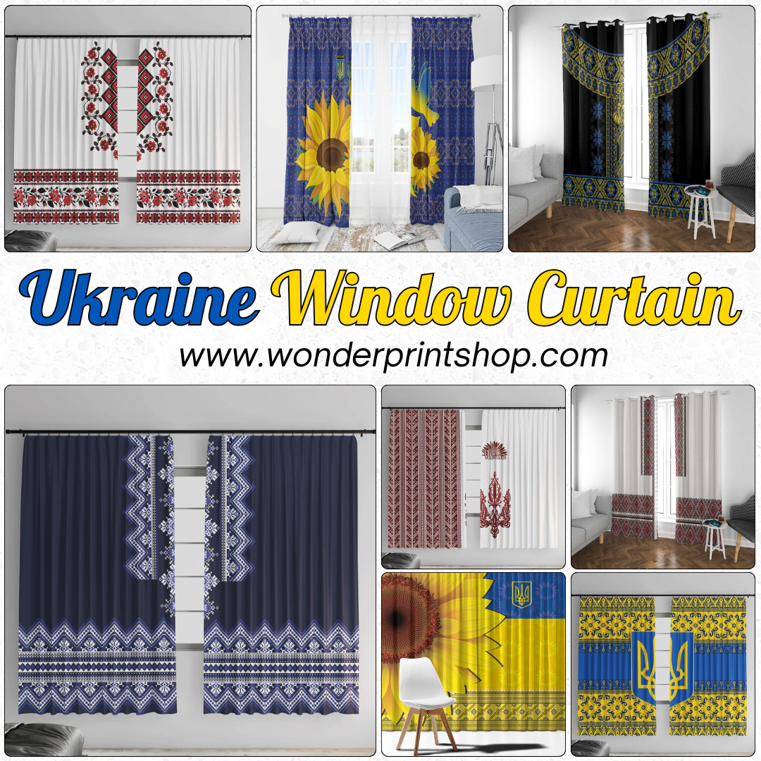 Ukraine Window Curtain
