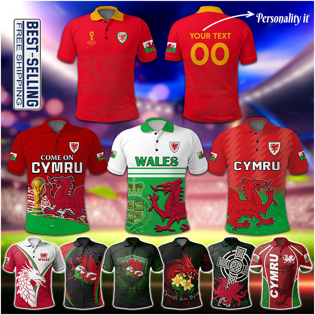 Wales Polo Shirt Champions