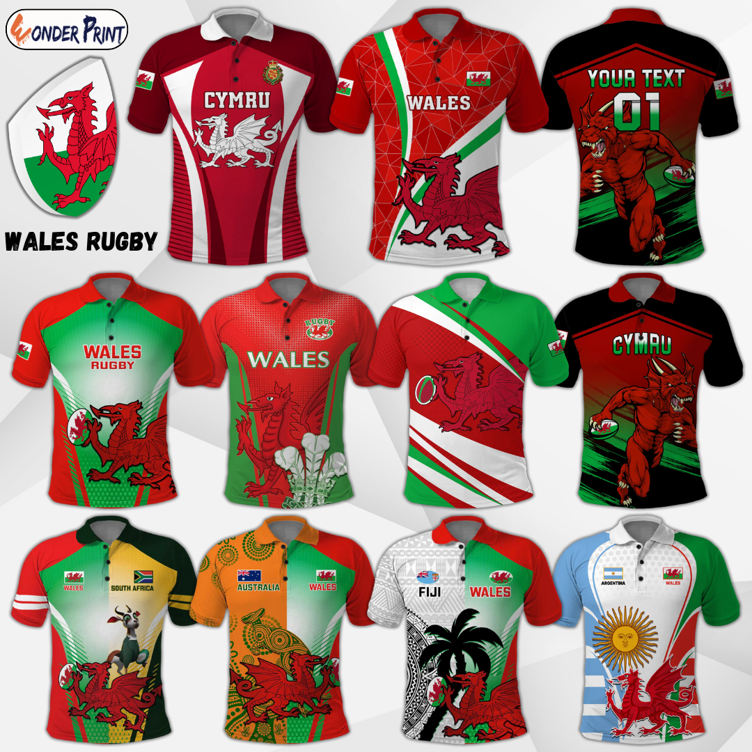 Wales Rugby Polo Shirt