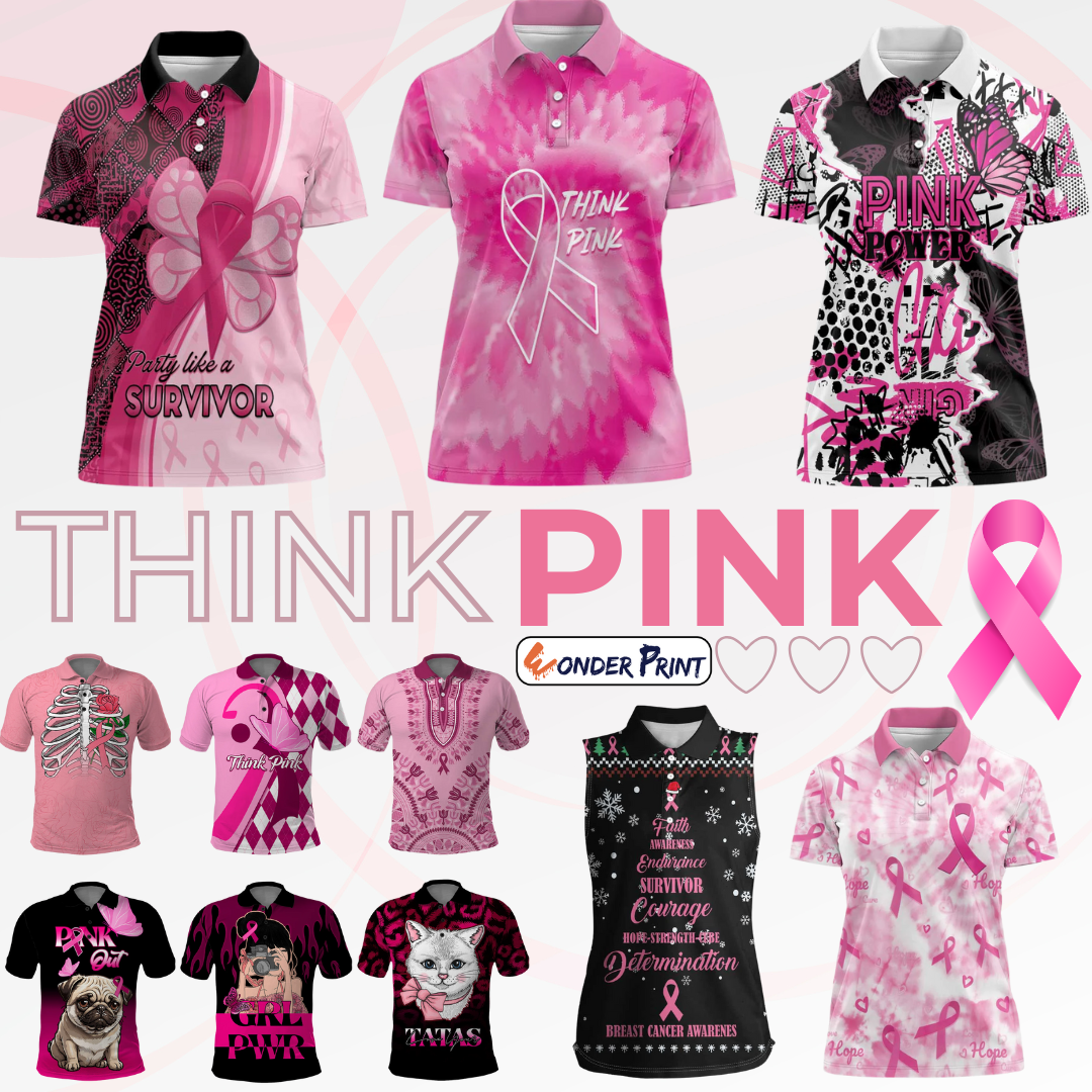 Breast Cancer Awareness Polo Shirt