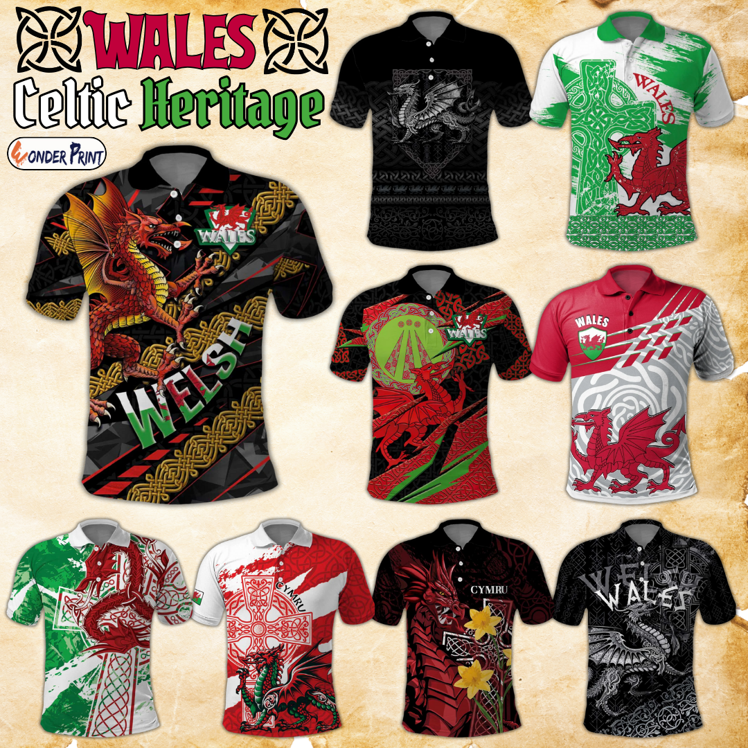 Wales Celtic Polo Shirt