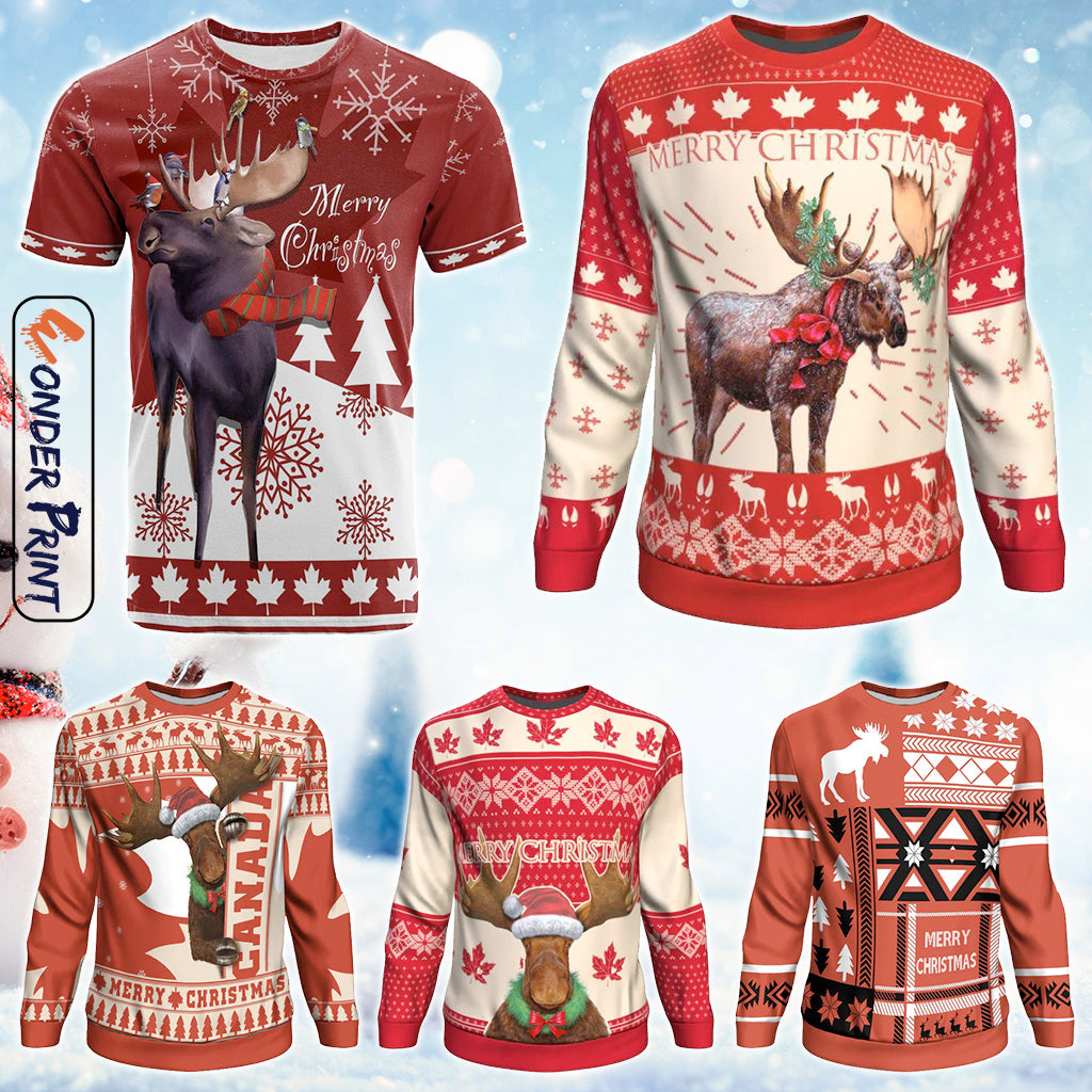 Canada Moose Christmas