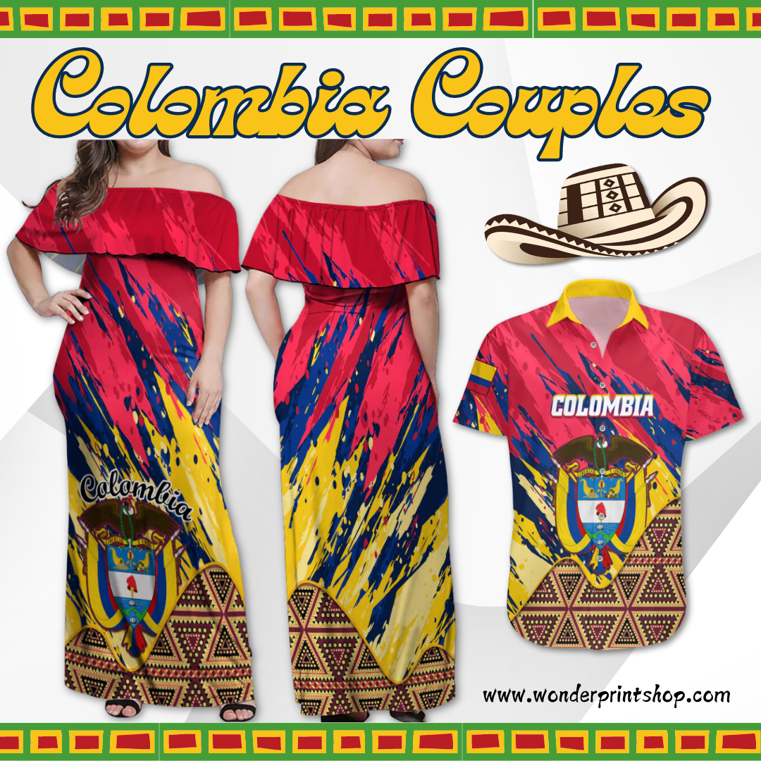 Colombia Couples Dress And Shirt