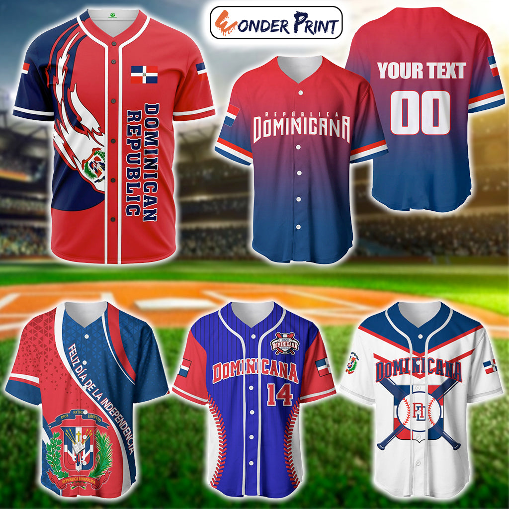 Dominican Republic Baseball Jersey