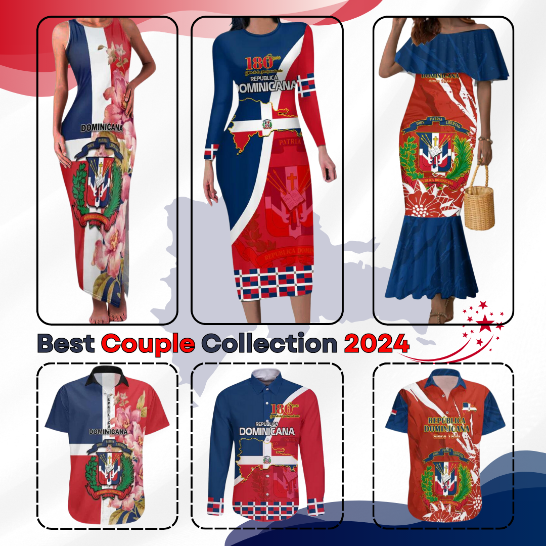 Dominican Republic Couples Dress and Shirt