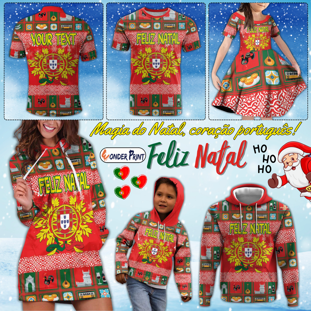 Portugal Christmas Coat Of Arms - Feliz Natal
