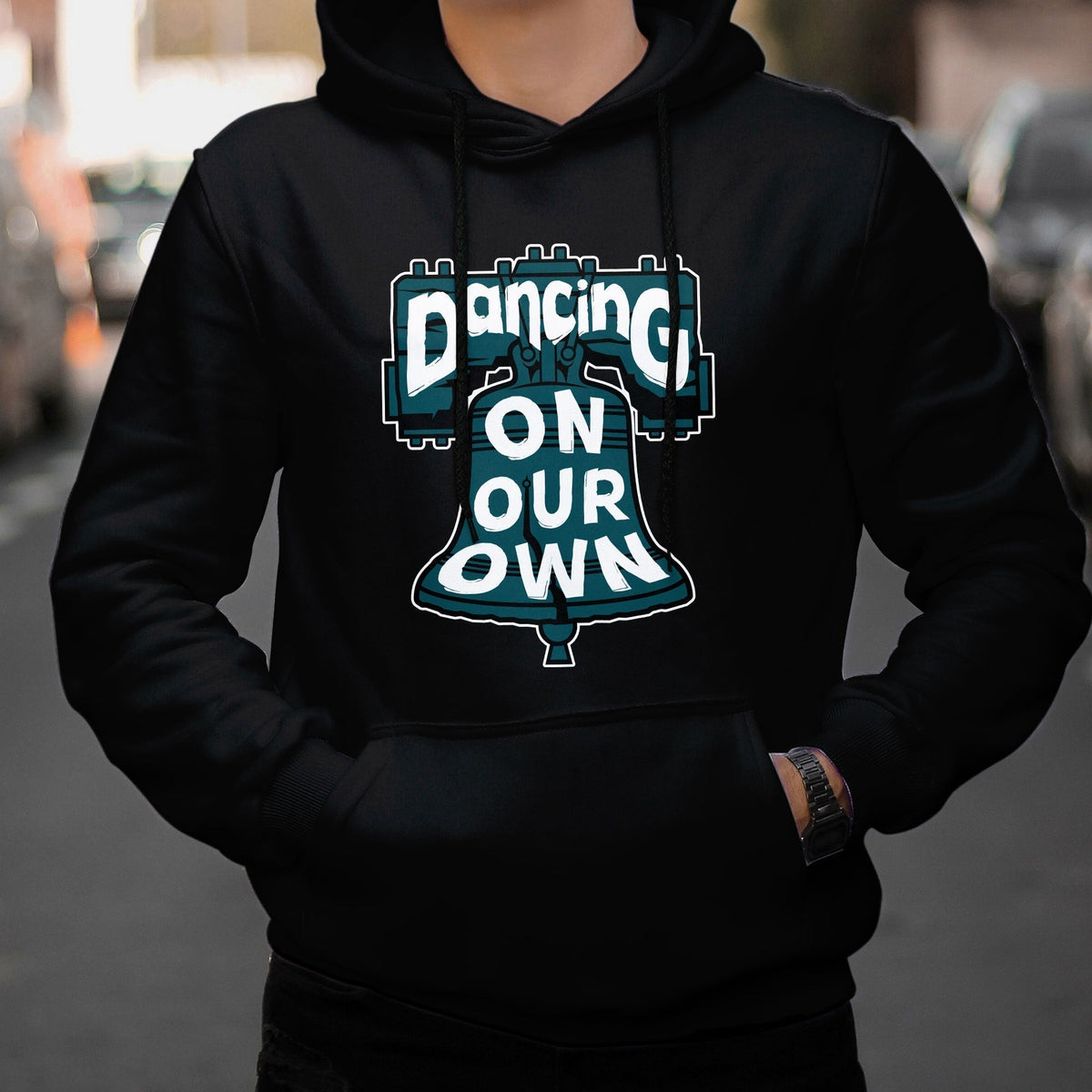 Dancing On Our Own We Are From Philly And We Fight No One Like Us We Don't Care Hoodie - Wonder Print Shop