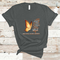 She Whispered Back I Am The Storm Teen Dating Violence Warrior T-Shirt - Wonder Print Shop