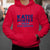 Katie Porter 2024 For US Senate California Democrat Senator - Blue Hoodie - Wonder Print Shop