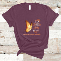 She Whispered Back I Am The Storm Teen Dating Violence Warrior T-Shirt - Wonder Print Shop