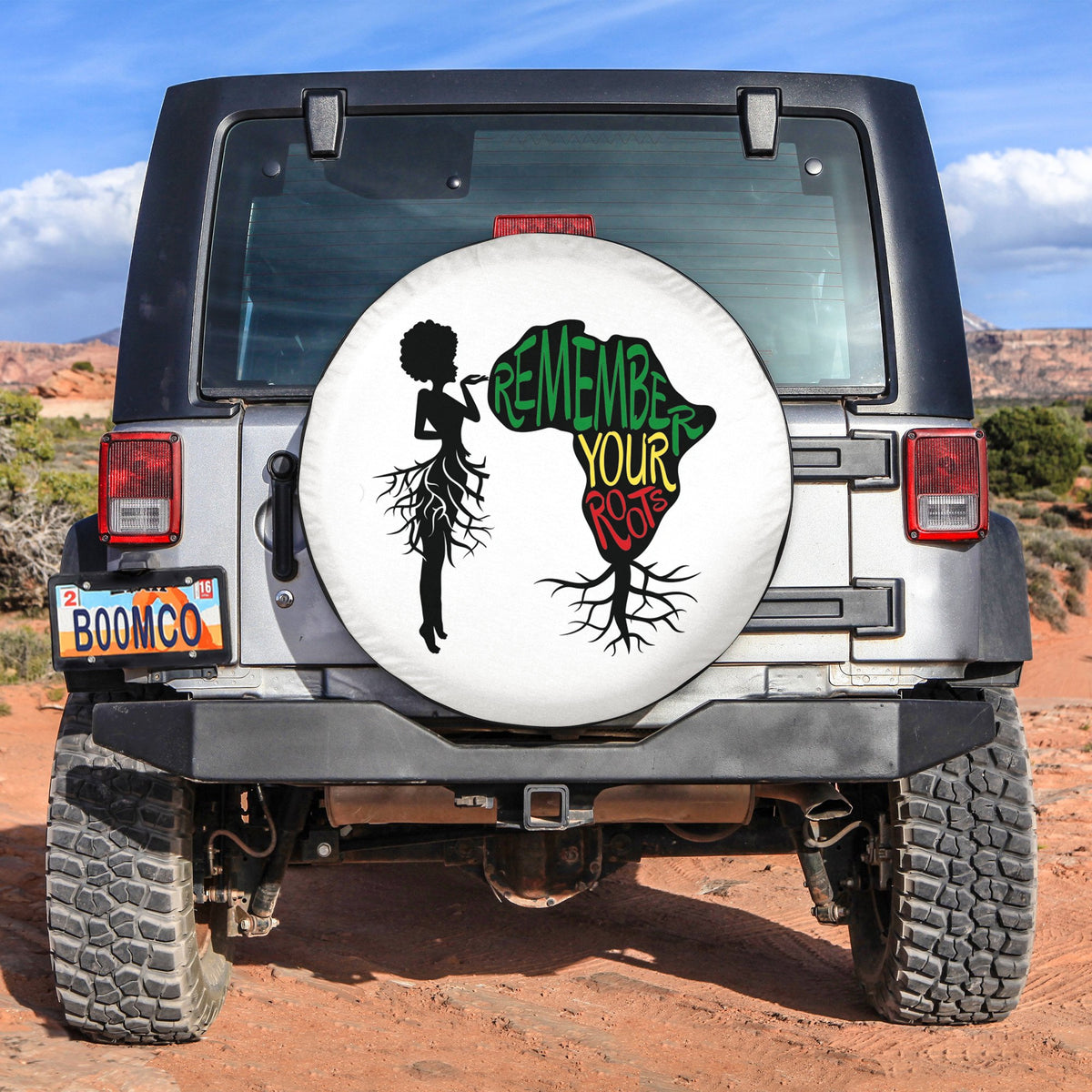 African Tire Covers - Juneteenth Spare Tire Cover Remember Your Roots NO.1 LT8 - Wonder Print Shop