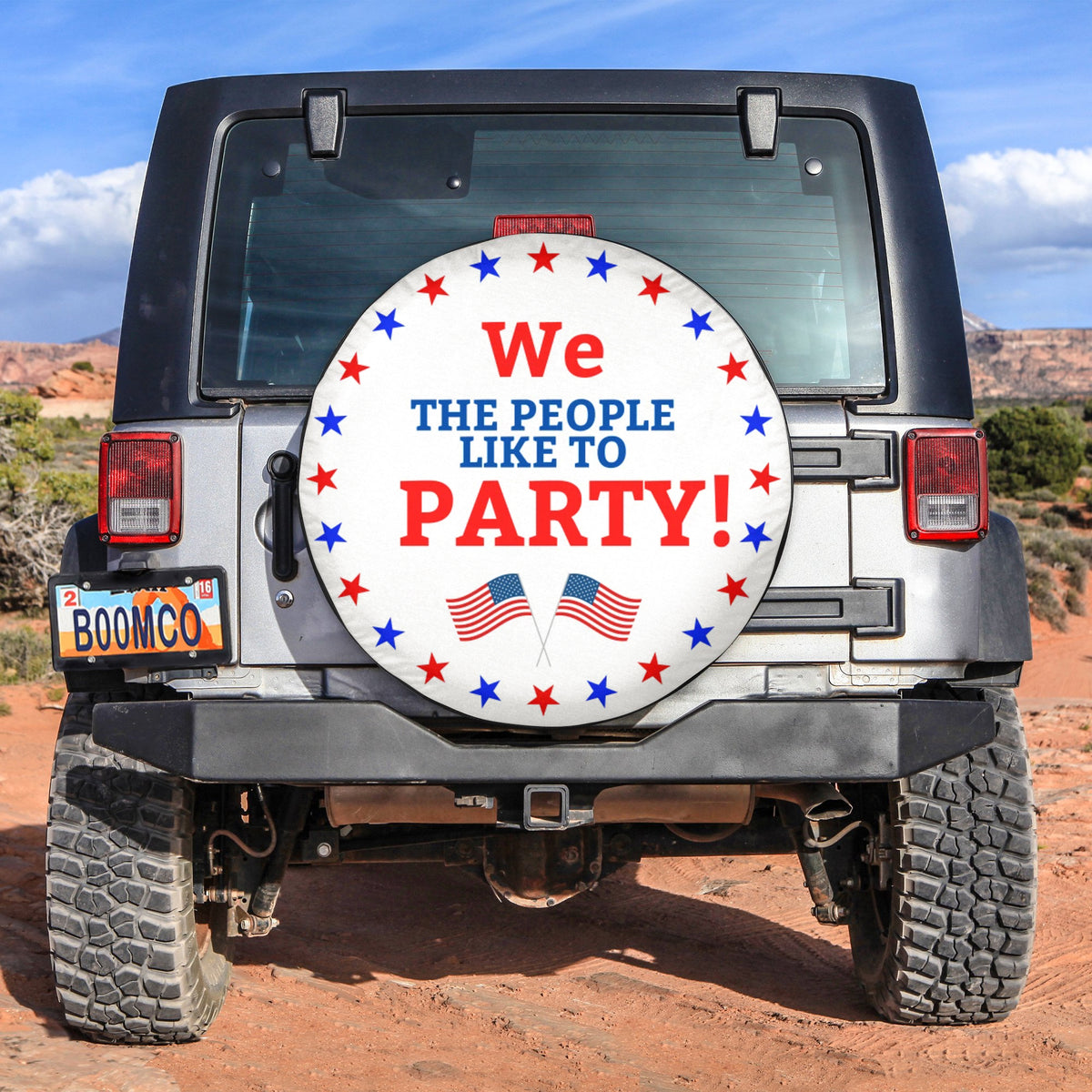 4th Of July Tire Covers - US Independence Day We The People Like To Party Spare Tire Cover NO.53 LT8 - Wonder Print Shop