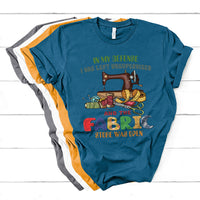 Funny Quilting Design For Women Girls Quilter Sewing Lovers T Shirt - Wonder Print Shop