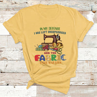 Funny Quilting Design For Women Girls Quilter Sewing Lovers T Shirt - Wonder Print Shop