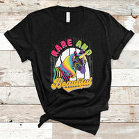 Rare And Beautiful Rare Disease Awareness Rare Disease Warrior Rainbow Zebra T Shirt - Wonder Print Shop