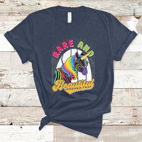 Rare And Beautiful Rare Disease Awareness Rare Disease Warrior Rainbow Zebra T Shirt - Wonder Print Shop