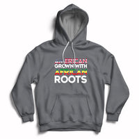 American Grown With African Roots African American Flag Hoodie - Wonder Print Shop