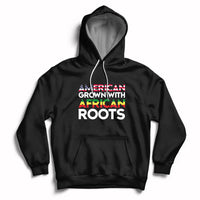 American Grown With African Roots African American Flag Hoodie - Wonder Print Shop