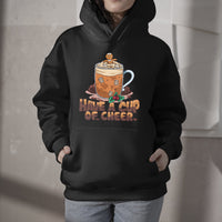 Retro Groovy Have A Cup Of Cheer Christmas Xmas Vibes, Christmas Drink Hoodie - Wonder Print Shop
