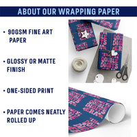 10 Years Old Birthday Girl Wrapping Paper Roll In My Double Digits Era - Wonder Print Shop