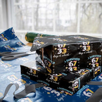 100 Days Of School 67 Funny Six Seven Meme Wrapping Paper Roll