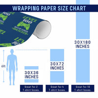 100 Days of School Smarter Wrapping Paper Roll Cool 100th Day Celebration Gift