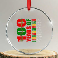100 Years Of Black History Crystal Glass Ornament African American Historical Figures African American Teacher